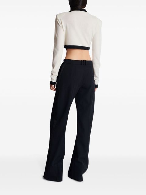 Balmain cropped knit cardigan - White - zdjęcie produktu nr 2