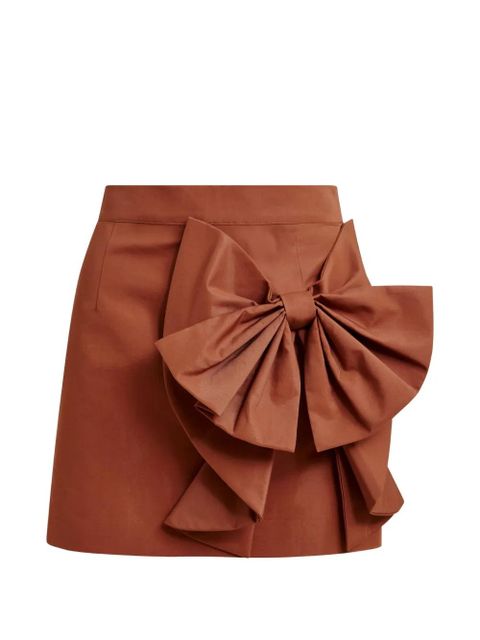 Essentiel Antwerp Joyous bow-detail skirt - Brown - zdjęcie produktu nr 1