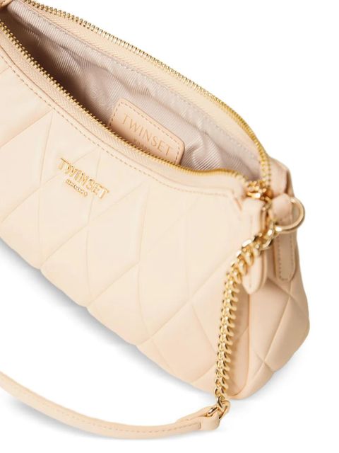 TWINSET logo-detail shoulder bag - Neutrals