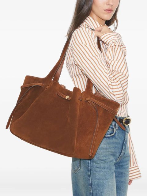 Tory Burch large Romy tote bag - Brown