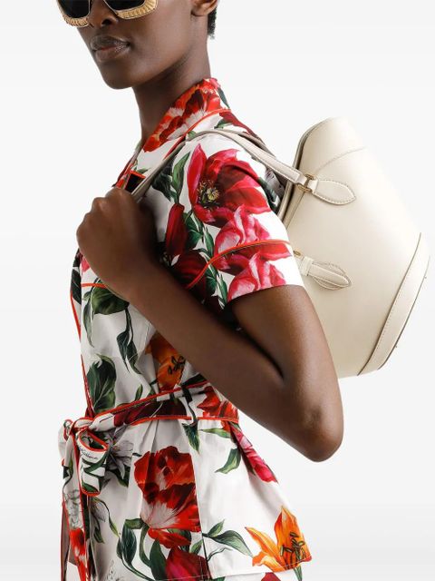 Dolce & Gabbana leather tote bag - White - zdjęcie produktu nr 2