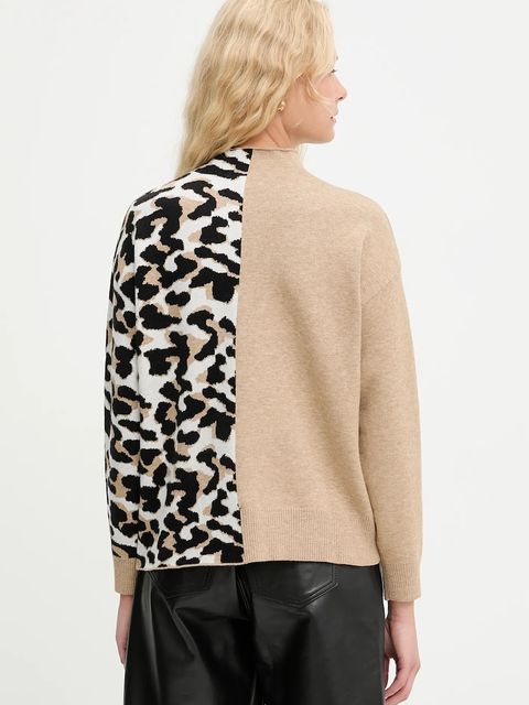 Answear.LAB sweter z kaszmirem damski kolor brązowy z półgolfem - zdjęcie produktu nr 2