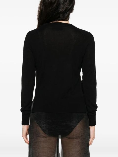 Simone Rocha pearl-embellished sweater - Black