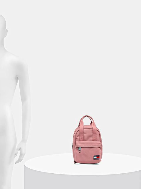 Tommy Jeans plecak damski kolor pomarańczowy mały gładki AW0AW17577