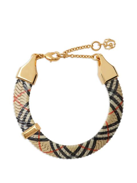 Burberry Check-print bracelet - Gold - zdjęcie produktu nr 1