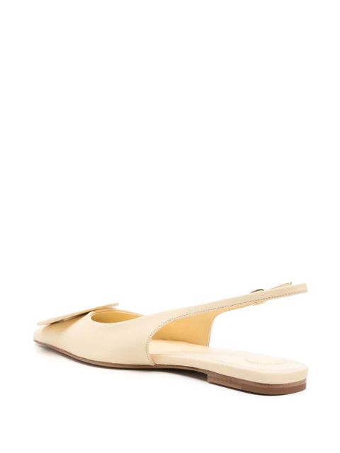 Jacquemus Les Slingback Duelo Plates ballerina shoes - Neutrals