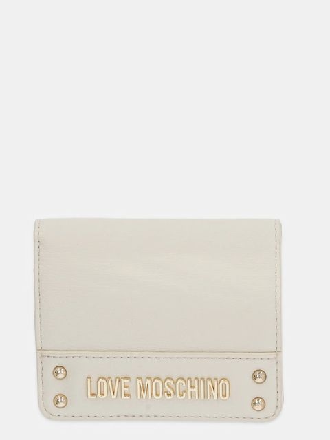 Love Moschino portfel damski kolor beżowy JC5703PP1 - zdjęcie produktu nr 1