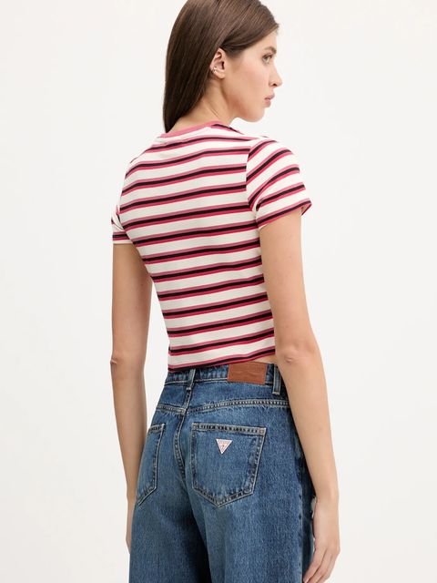 Guess Originals t-shirt damski kolor beżowy W5GI57 J1314