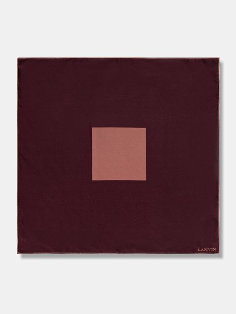 Lanvin apaszka jedwabna damska kolor multicolor wzorzysta 710008571 - zdjęcie produktu nr 1