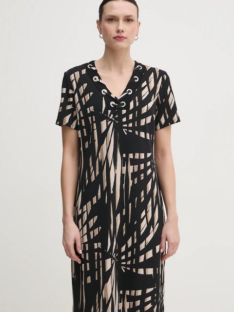 Joseph Ribkoff sukienka kolor czarny mini prosta 251266