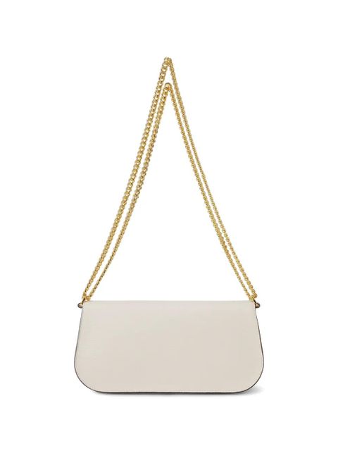 Lauren Ralph Lauren logo-plaque chain-link shoulder bag - Neutrals - zdjęcie produktu nr 2