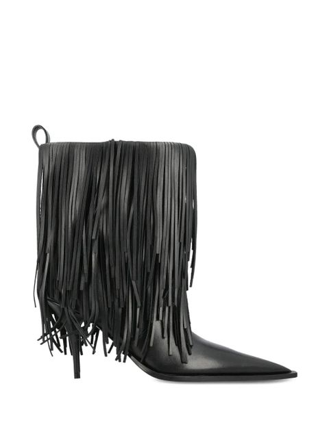 Balenciaga fringed-embellishment boots - Black - zdjęcie produktu nr 1