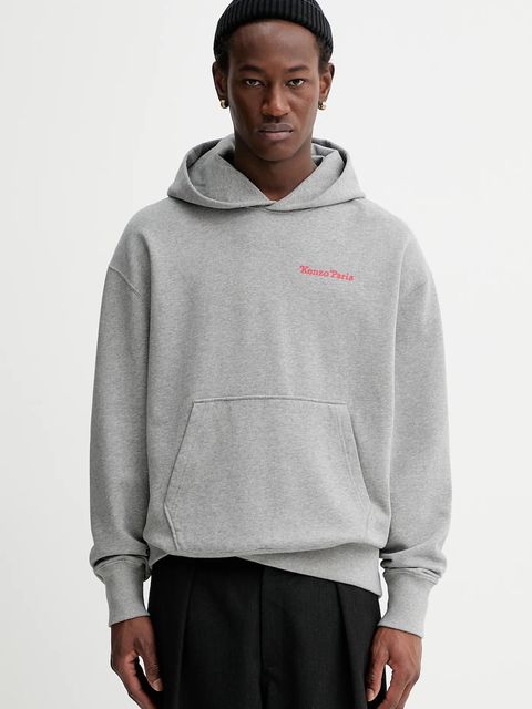 Kenzo bluza bawełniana x Verdy kolor szary z aplikacją FF58SW2404MF.94