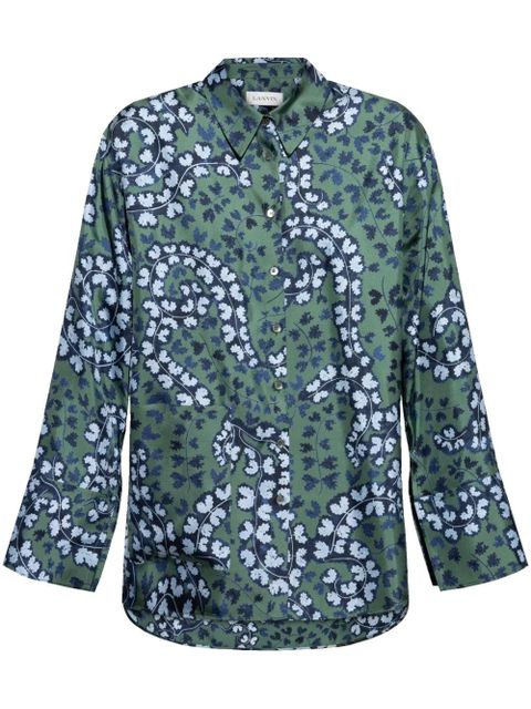 Lanvin printed shirt - Green - zdjęcie produktu nr 1