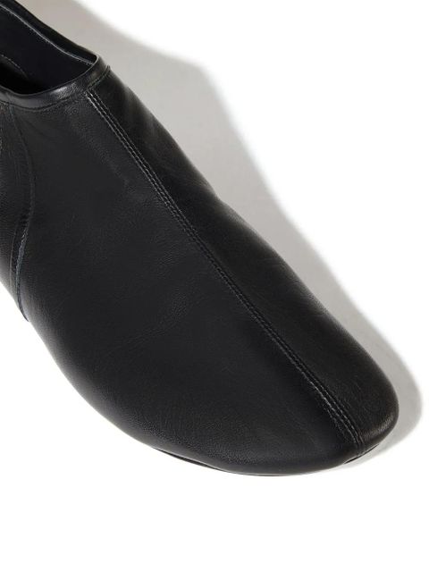 PUCCI zip leather ankle boots - Black