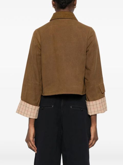 Barbour Dalbury corduroy-collar jacket - Brown