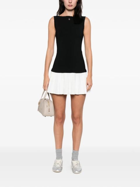 SANDRO ruffled pleated midi dress - Black - zdjęcie produktu nr 2