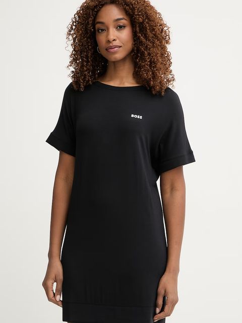 BOSS koszula nocna damska z wiskozą Element_Nightie - zdjęcie produktu nr 1