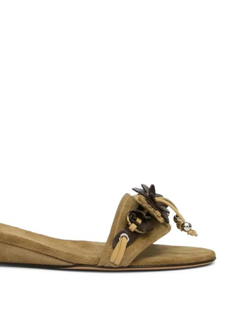 ISABEL MARANT Iela decorated-strap sandals - Neutrals - zdjęcie produktu nr 2