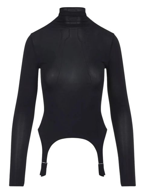 Jean Paul Gaultier Garter high-neck top - Blue - zdjęcie produktu nr 1