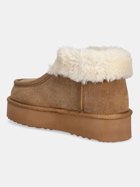 Answear.LAB śniegowce zamszowe kolor brązowy - zdjęcie produktu nr 2