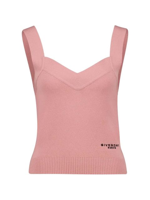 Givenchy V-neck sleeveless top - Pink - zdjęcie produktu nr 1
