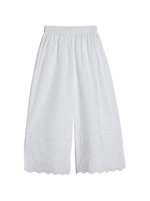 Simone Rocha cropped trim trousers - White - zdjęcie produktu nr 2