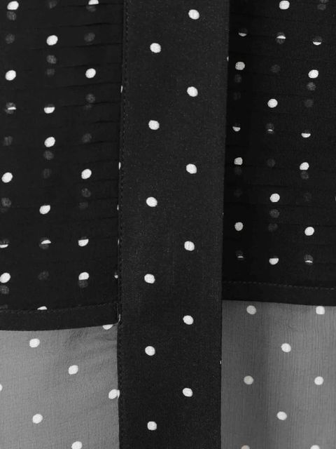 TOM FORD polka-dot sheer shirt - Black