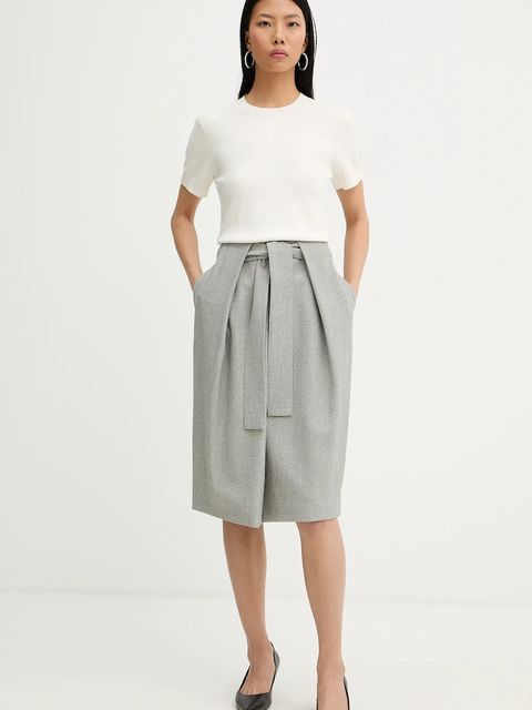 BOSS spódnica z dodatkiem wełny Vakava - zdjęcie produktu nr 2