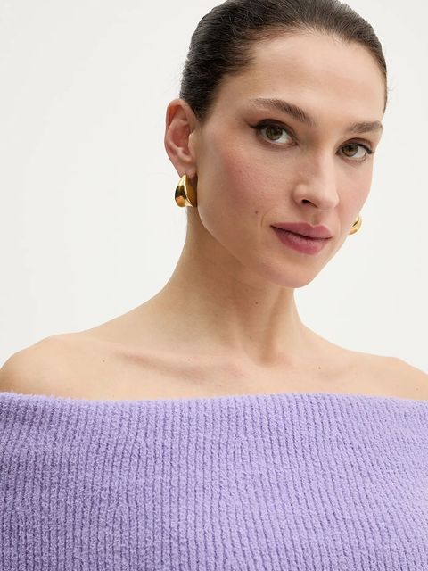 Morgan sweter damski kolor fioletowy MBOGO