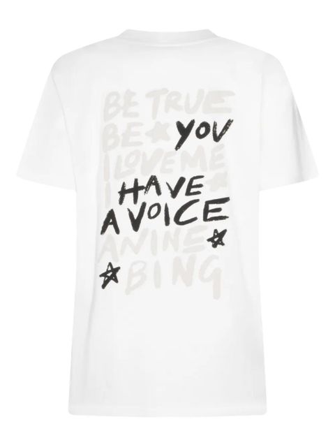 ANINE BING rear-lettering T-shirt - White - zdjęcie produktu nr 2
