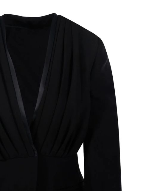 Max Mara draped blazer - Black