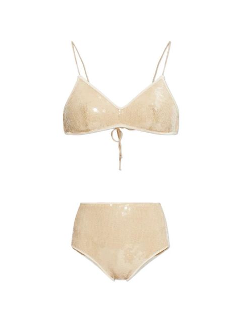 Oséree sequin bikini - Neutrals - zdjęcie produktu nr 1