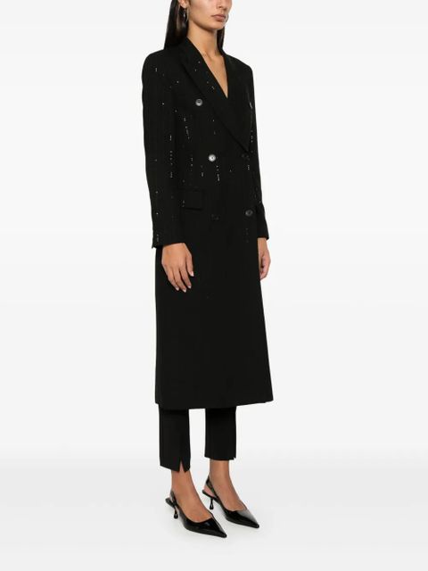 TWINSET sequined coat - Black