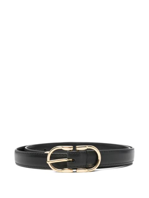Maje buckle leather belt - Black - zdjęcie produktu nr 1