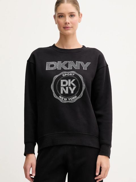 Dkny bluza damska kolor czarny z nadrukiem DP5T1340 - zdjęcie produktu nr 1