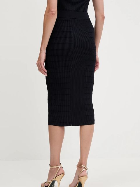 Guess spódnica EVANGELINE kolor granatowy midi ołówkowa W5YD66 Z0130