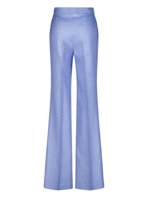 Gabriela Hearst high-waist flared trousers - Blue - zdjęcie produktu nr 2