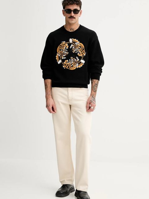 Kenzo sweter wełniany x Verdy kolor czarny FF58PU7133CR.99J