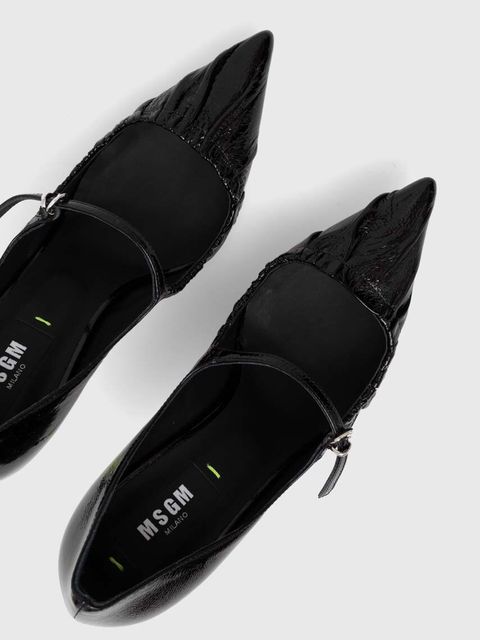 MSGM szpilki skórzane