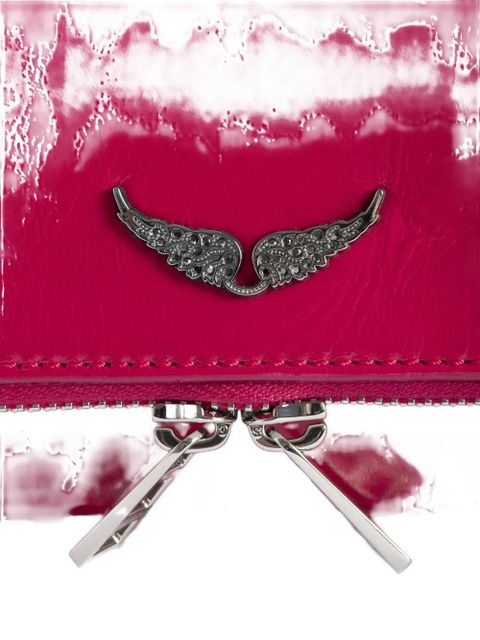 Zadig&Voltaire Rock Nano leather crossbody bag - Pink