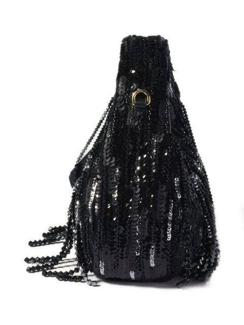 Miu Miu mini Wander sequin-embellishment tote bag - Black