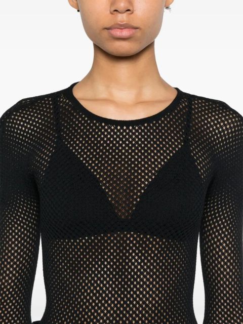 WARDROBE.NYC x RHW Web bodysuit - Black