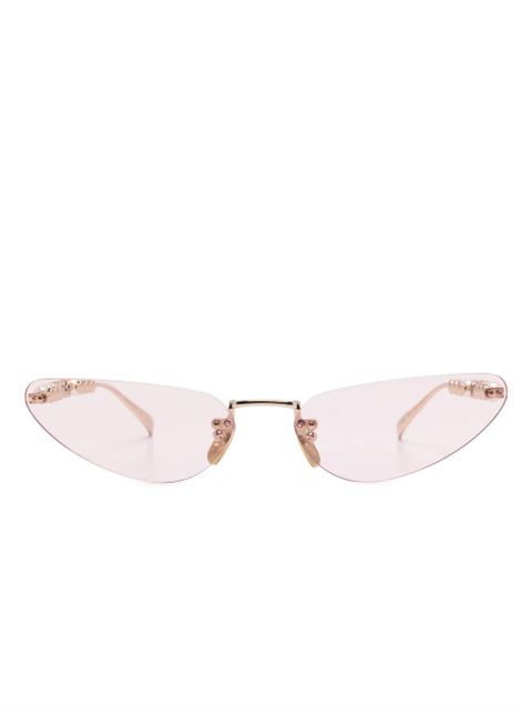 Gucci Eyewear rimless sunglasses - Gold - zdjęcie produktu nr 1