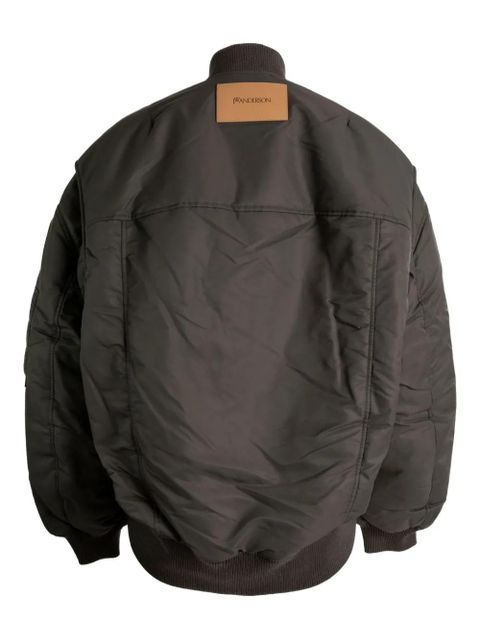 JW Anderson zip-fastening bomber jacket - Grey
