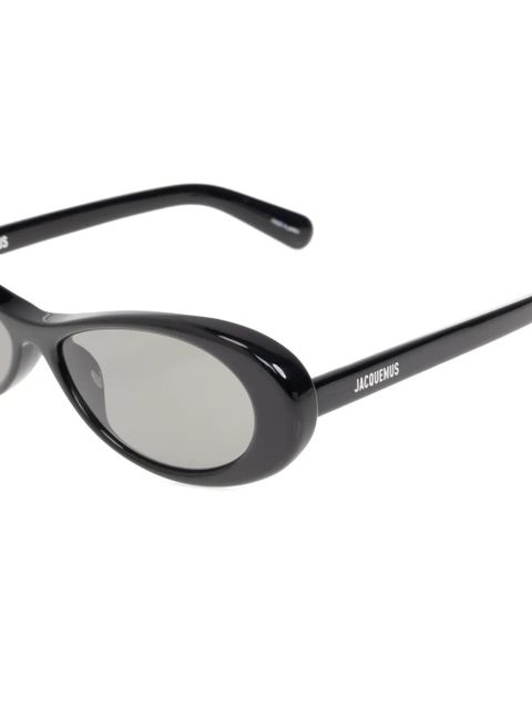 Jacquemus logo-print sunglasses - Black - zdjęcie produktu nr 2