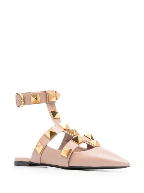 Valentino Garavani Roman Stud ballerina shoes - Neutrals - zdjęcie produktu nr 2