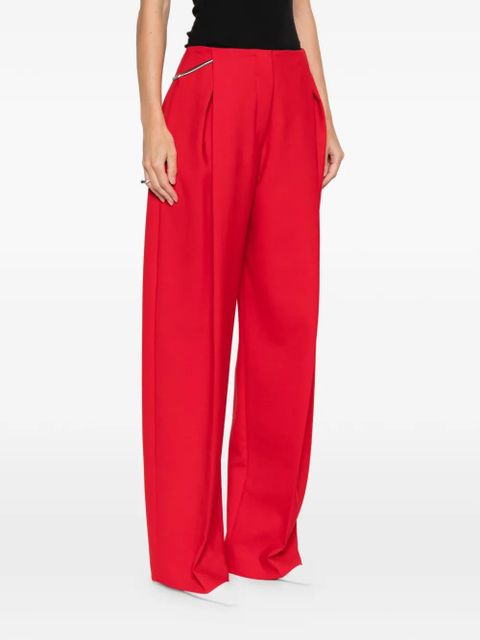 Sportmax pleated-front trousers - Red
