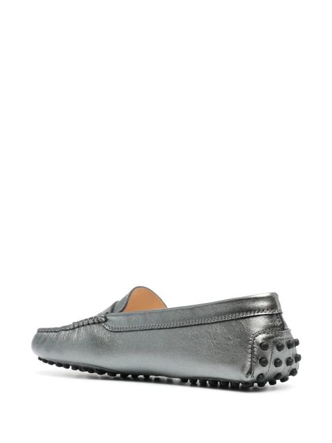 Tod's Gommino Driving leather loafers - Silver