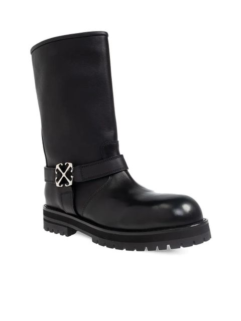 Off-White 40mm buckle strap boots - Black - zdjęcie produktu nr 2